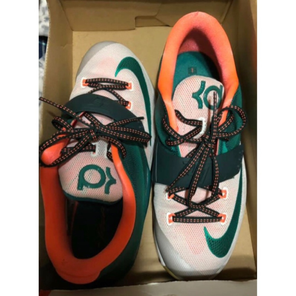 Green & Gold Nike KDs